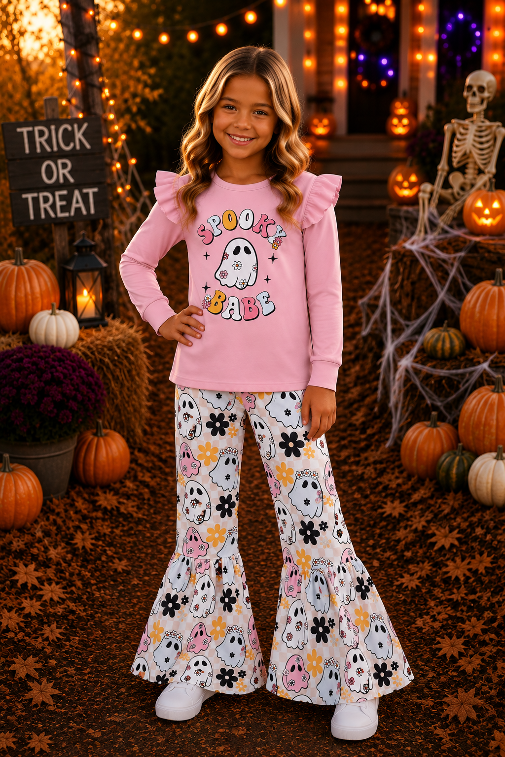 Spooky Babe Bell Pant Set