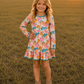 Pink & Teal Pumpkin Dress