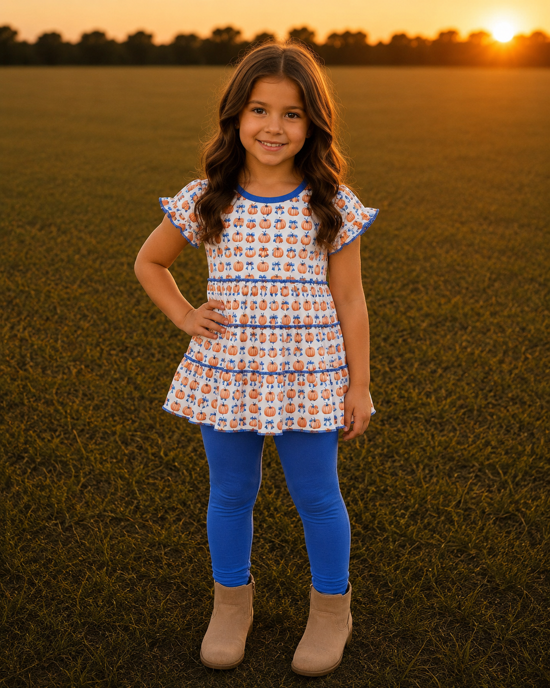 Blue Pumpkin Pant Set