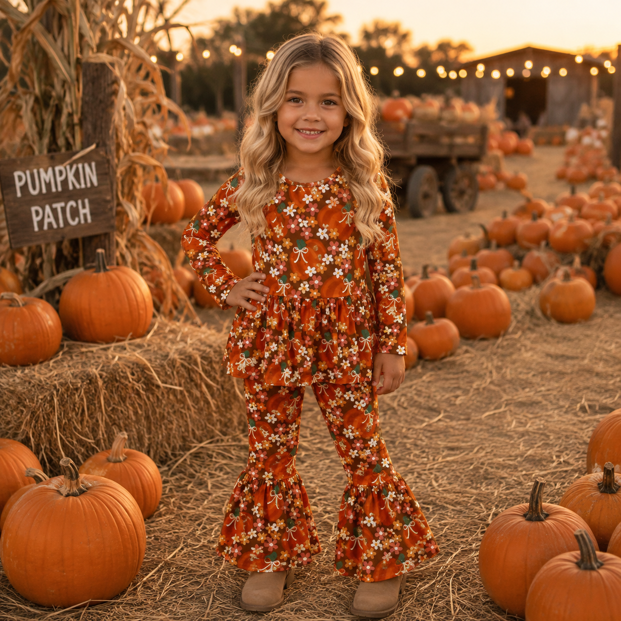 Pumpkin Pant Set
