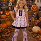 Purple Halloween Pant Set