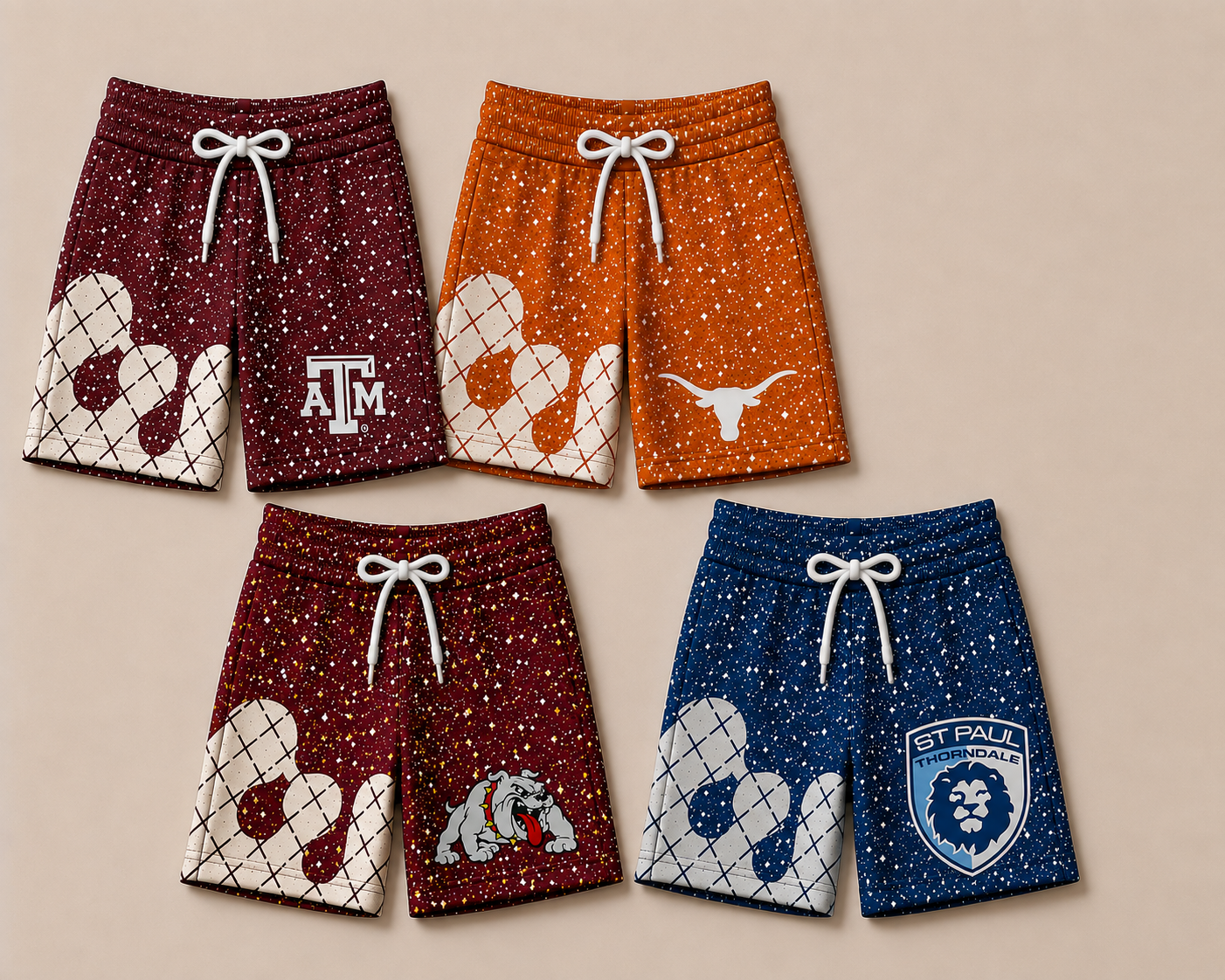 DRIP SHORTS-ANY COLOR/TEAM