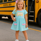 Blue Bus Dress