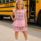 Pink Bus Short Set