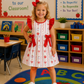 Red & White Apple Dress