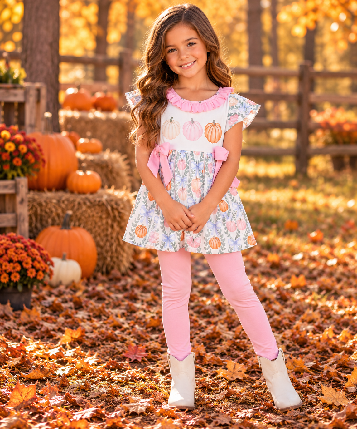 Pink Pumpkin Pant Set