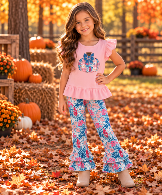 Floral Pumpkin Pant Set