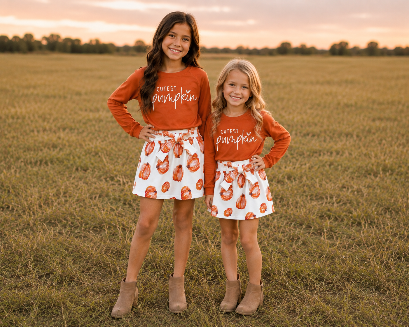 Cutest Pumpkin Skirt Set