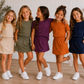 Fall Skort Sets-SHORT SLEEVE-MANY COLORS