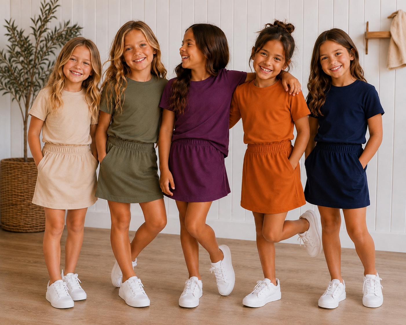 Fall Skort Sets-SHORT SLEEVE-MANY COLORS