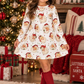 White Polka Dot Santa Dress
