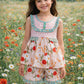 Coral & Aqua Floral Short Set