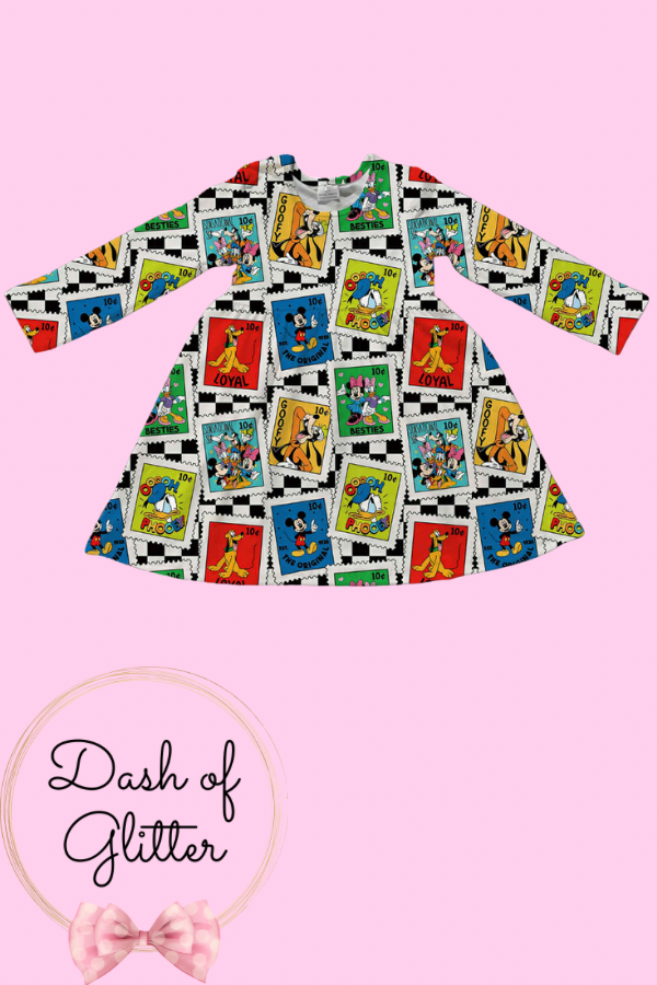 Clubhouse Stamps Dress
