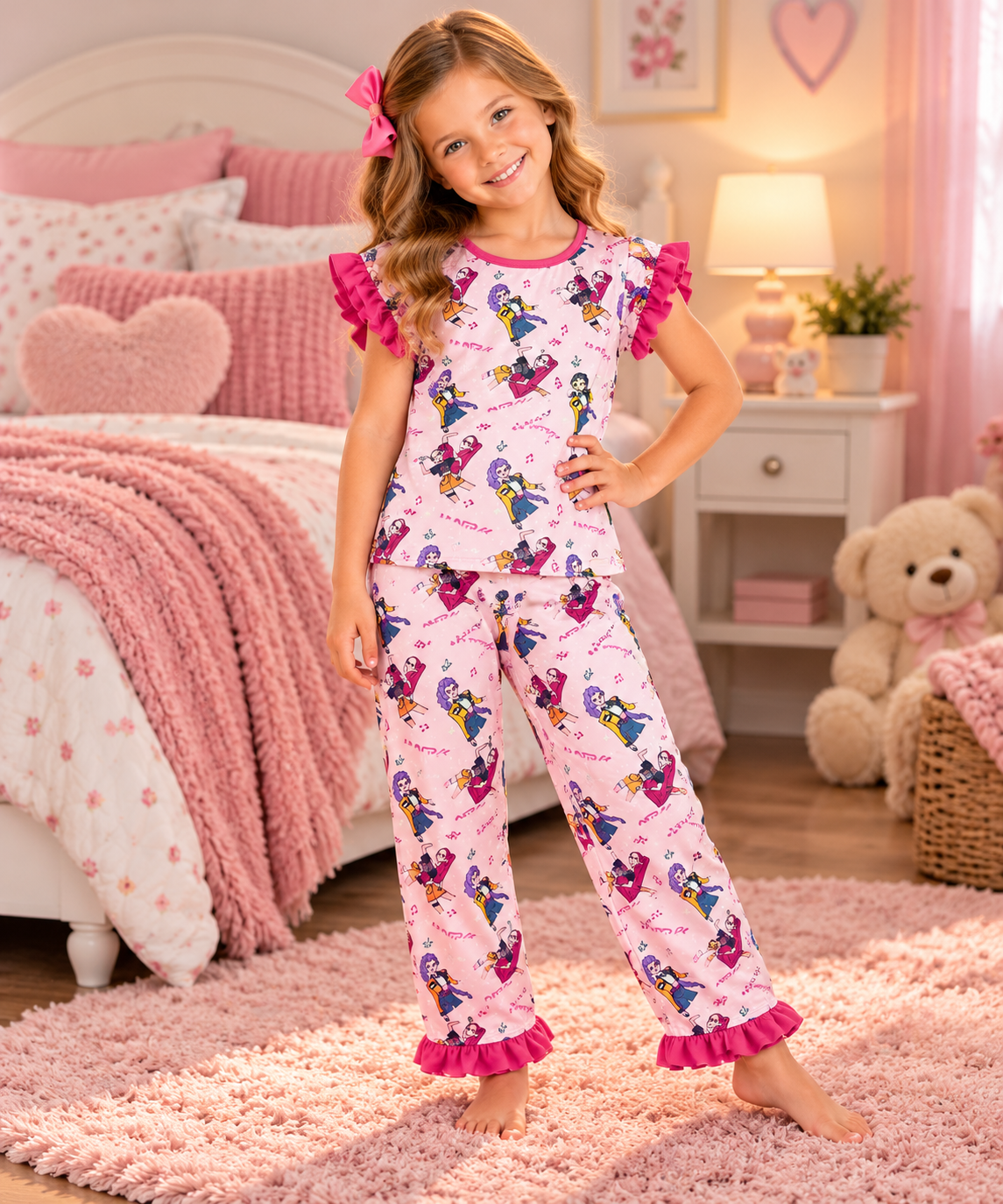 Pink Kpop Pjs