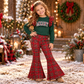 Plaid Merry Pant Set