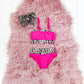 Hot Pink & Leopard Swimsuit