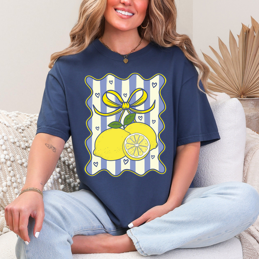 COMFORT COLORS-Stripe Lemons