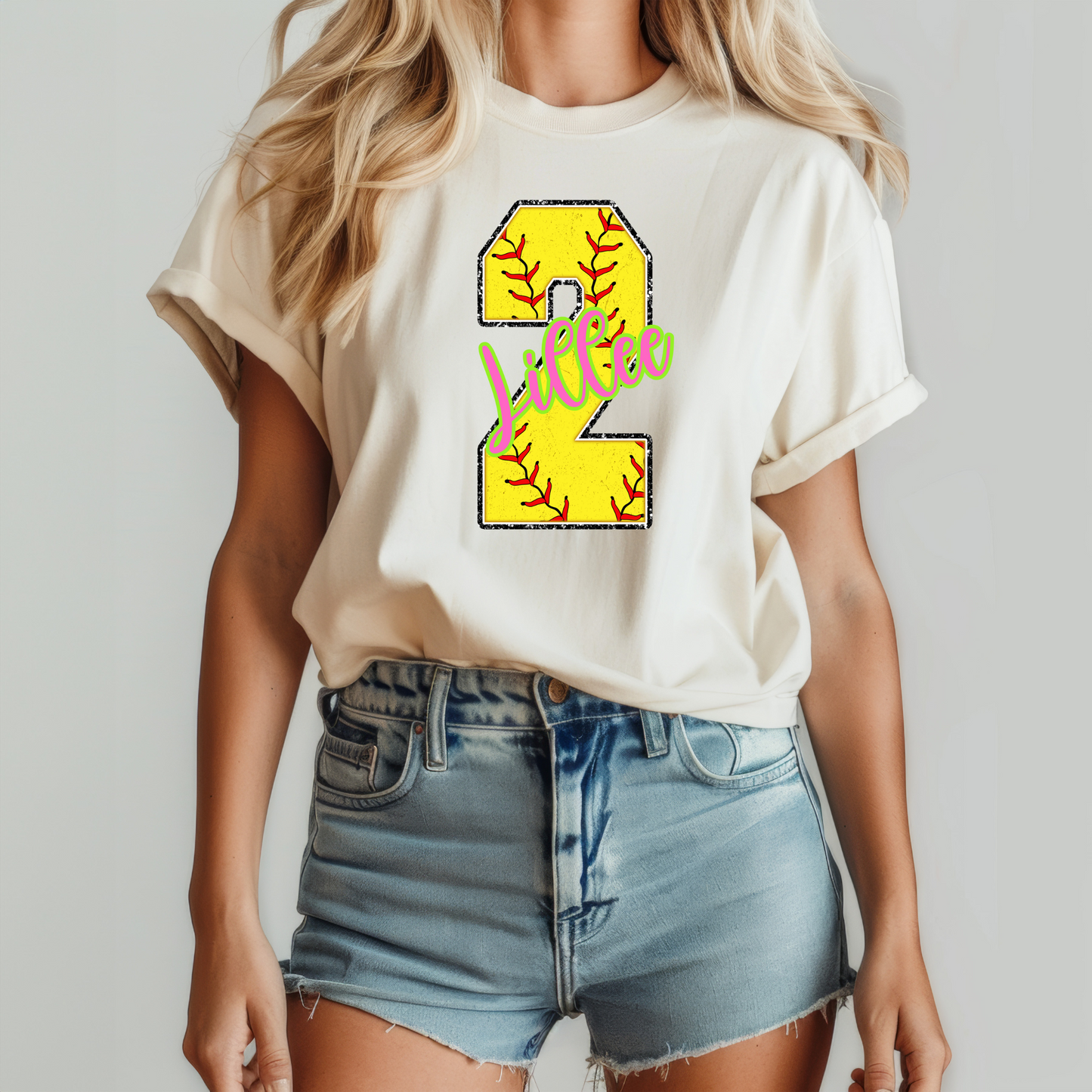 CUSTOM SOFTBALL NUMBER