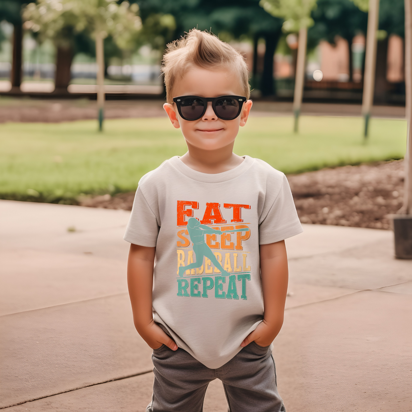 Eat Sleep Baseball Repeat