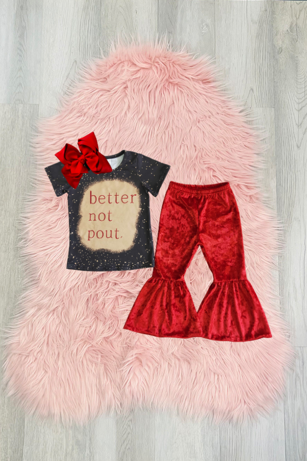Better Not Pout Pant Set