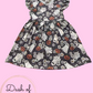 Vintage Floral Ghost Dress