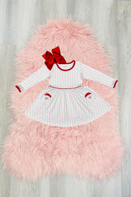 White Santa Dress