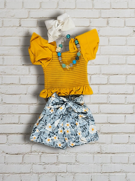 Floral Short Set