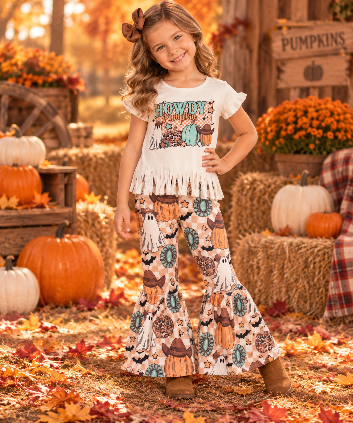 Howdy Pumpkin Pant Set