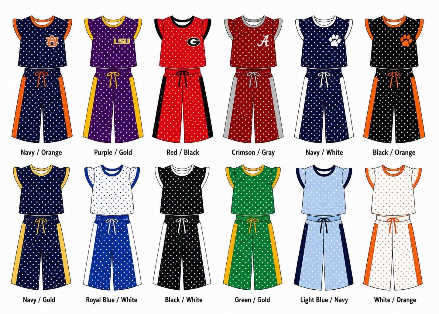 GAME DAY-MINI POLKA DOT  EDITION-ANY TEAM