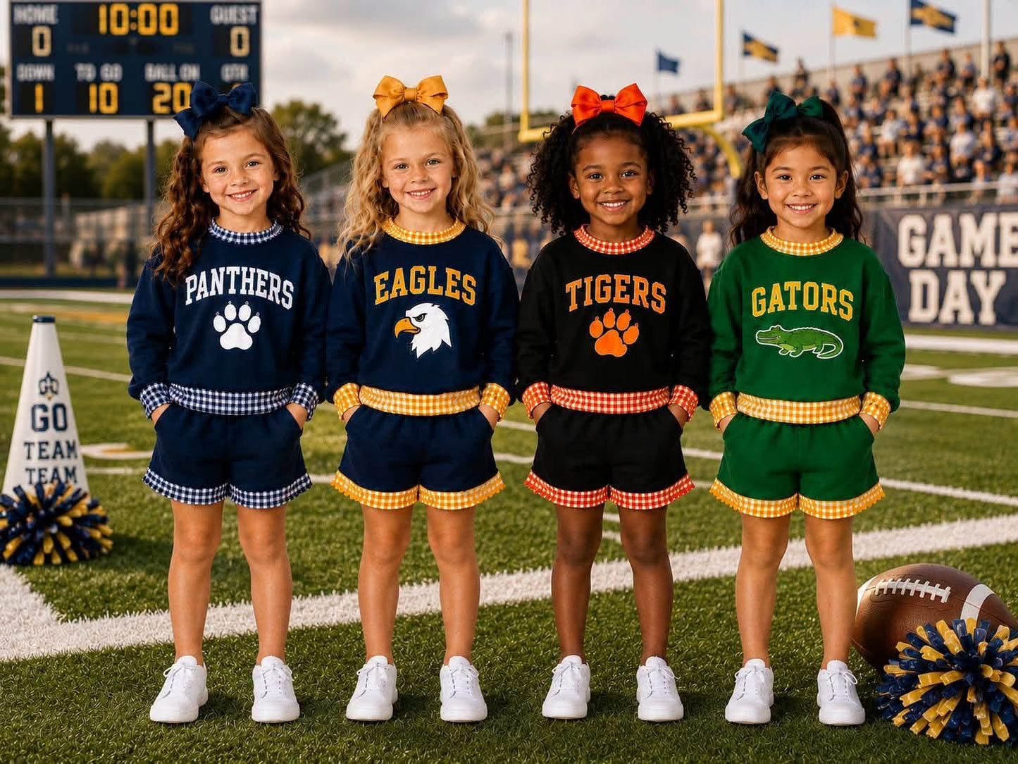 GAME DAY-GINGHAM EDITION-ANY TEAM