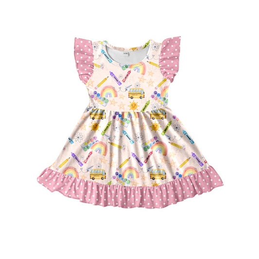 EXCLUSIVE-Colorful School Days Dress