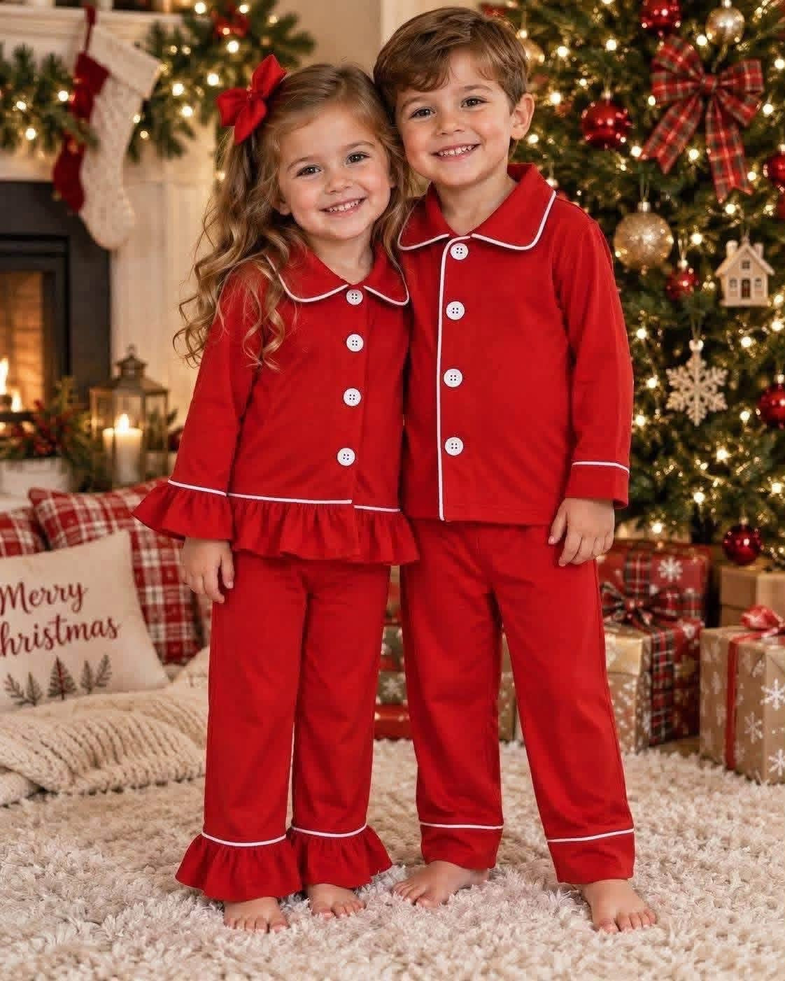 Red Christmas Pajamas