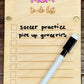 Dry Erase To-Do List- CUSTOMIZE!