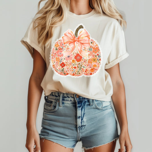 FLORAL PUMPKIN