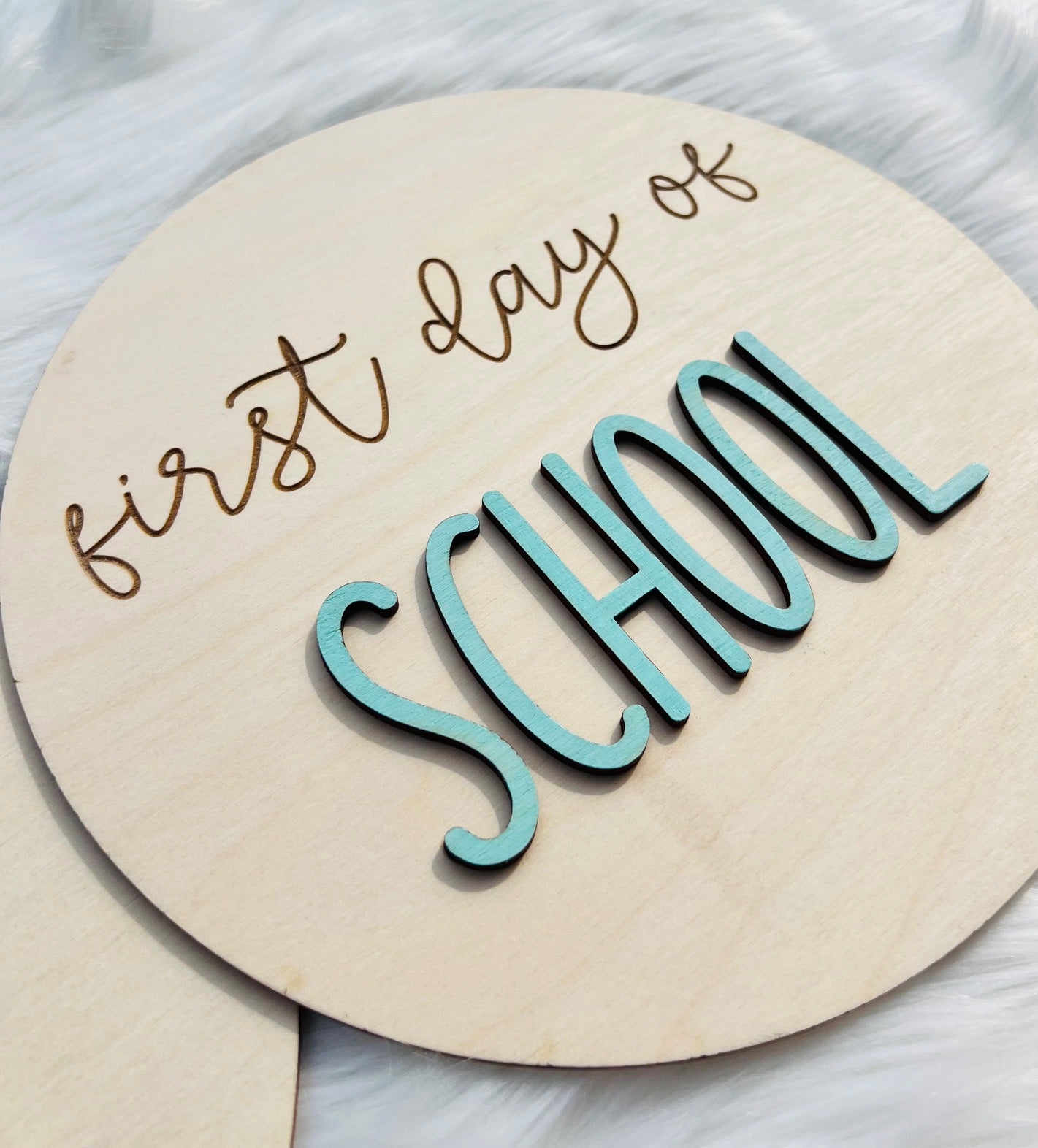Reversible First Day & Last Day of School Signs-PICK YOUR COLOR & FONT