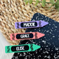 Crayon Name Clip