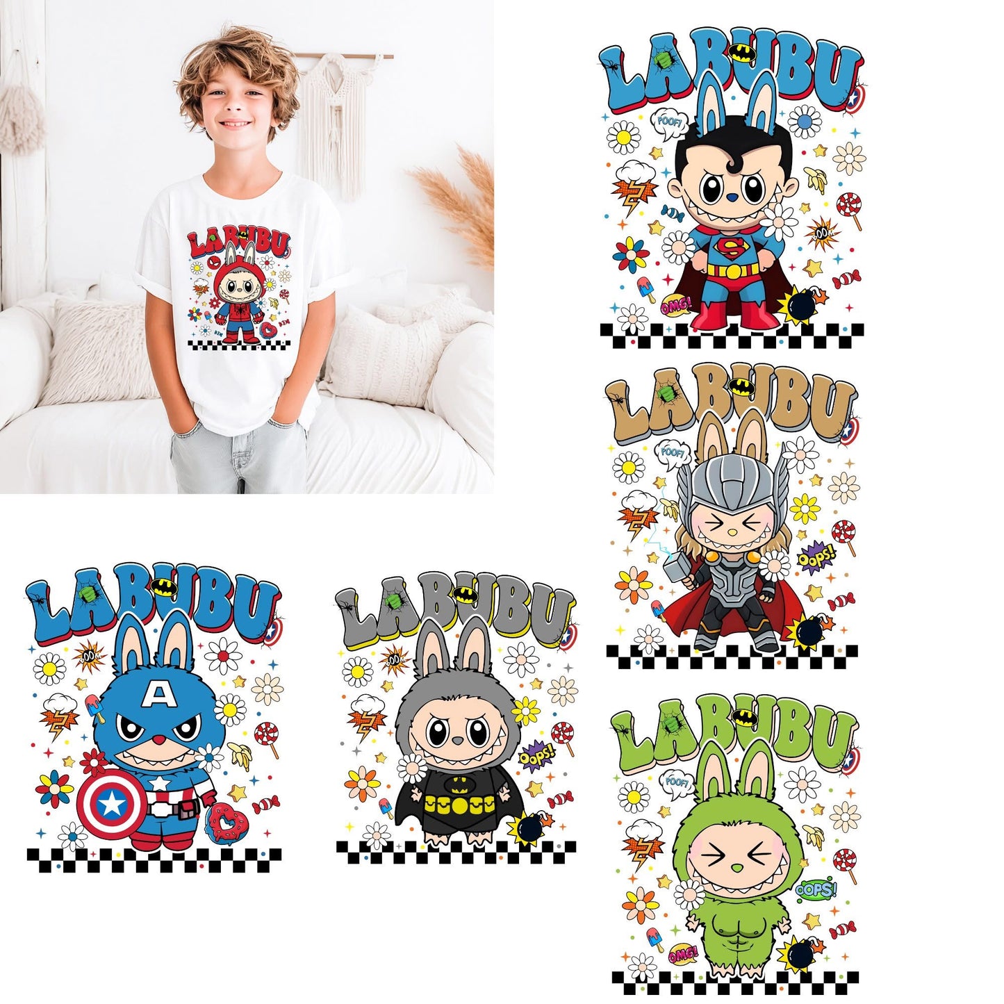 Labubu Superheroes