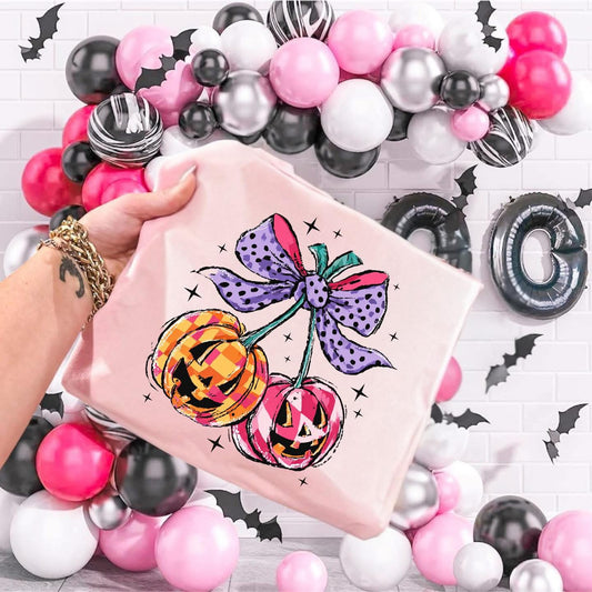 Checkered Pumpkin Cherries