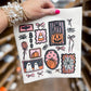 Pink & Black Halloween Collage