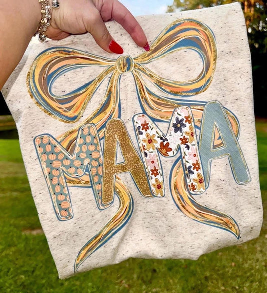 Fall Mama Bow