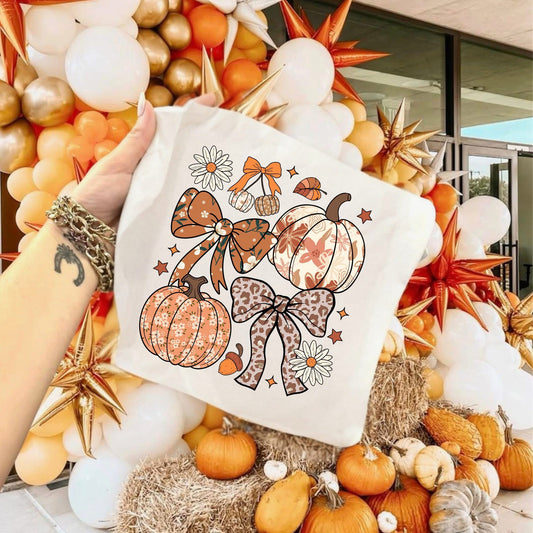 FALL PUMPKINS & BOWS