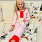 Pink Stripe Santa Pjs