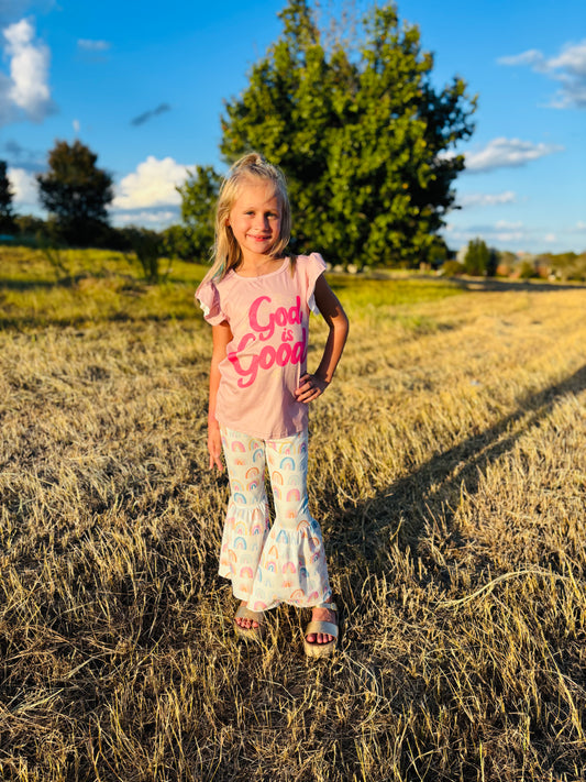 God is Good Bell Pant Set