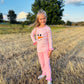 Pink Snowman Pant Set