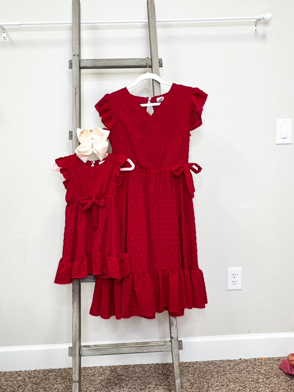 Mama & Me- Burgundy Dress