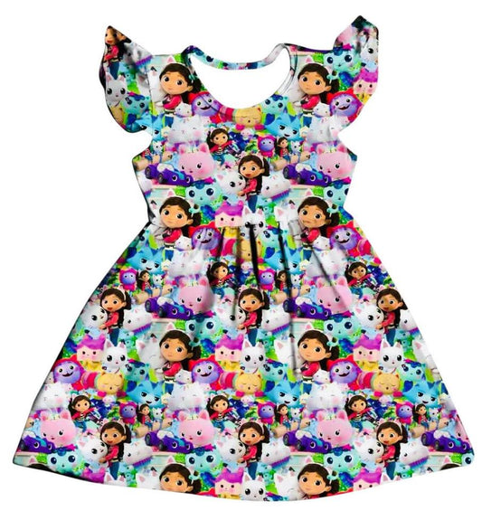 Kitty Collage Dress