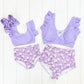 Mama & Me- Lavender Daisy Swimsuit