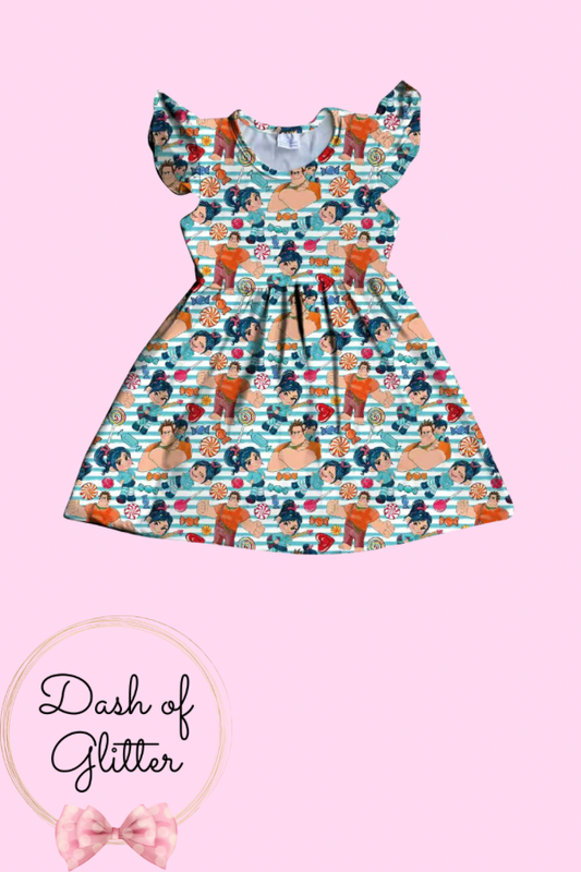 Stripe Wreck It Dress
