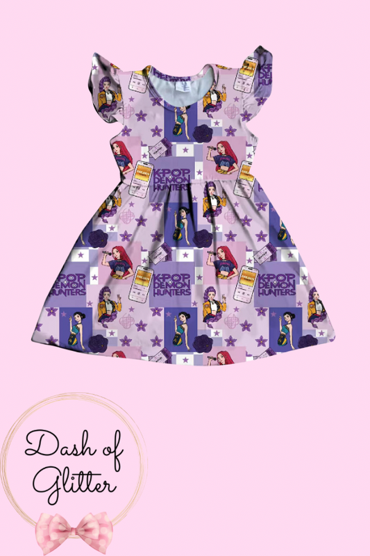 Purple KPOP Dress