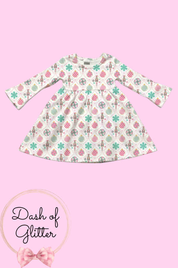 Pink & Teal Nutcracker